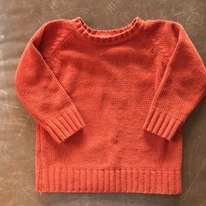 Rustic orange sweater